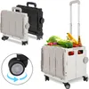 Jayseuw Chariot à provisions Pliable jusqu'à 55KG avec Voir les images du produit 1