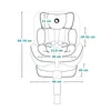 Lionelo Kindersitz Navy i-Size 360° EasyTurn-Drehbasis, Produktbild-Vorschau 11