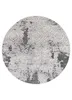 Tapiso Teppich SKY Rund Modern Hellgrau Beige Wohnzimmer 80 Produktbild-Vorschau 2