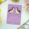Mr. & Mrs. Panda Postkarte 13. Hochzeitstag Produktbild-Vorschau 2