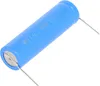 A single blue cylindrical battery with silver terminals. Produktbild-Vorschau