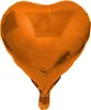 Folienballon Herz, orange / bronze, ca. 45 cm Produktbild-Vorschau 1