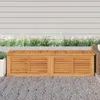 The Living Store coffre de jardin avec sac 200x50x53 cm Voir les images du produit 1