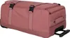 A rose-colored rolling travel bag is shown from a side angle against a white background. Náhled obrázku produktu