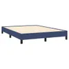 vidaXL Bettgestell ohne Matratze Blau 140x200 cm Stoff Produktbild-Vorschau 3