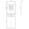 Lustro łazienkowe SONNI 50 x 70 cm, trójkolorowe, Podgląd zdjęcia produktu 8