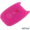 Auto Schlüssel Hülle Silikon Schutz Cover Pink kompatibel Produktbild-Vorschau 2