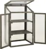 vidaXL Gewächshaus 60x45x100 cm Tannenholz Produktbild-Vorschau 1