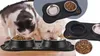 Ecuelle double pour chiens et chats avec tapis antidérapant Voir les images du produit 11