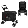 2 in 1 Klappbar Hundewagen Hundebuggy Bis 20kg,Pet Stroller Produktbild-Vorschau 6