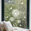 Supzone Fensterbilder Selbstklebend Pusteblume Weiß Produktbild-Vorschau 3
