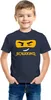Kinder T-Shirt Jungen Bausteine Gesicht Ninja Figur Produktbild-Vorschau 2