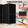 A black room divider with informational callouts. Voir les images du produit