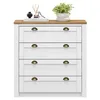 Kommode BOLTON aus Massivholz in weiß/braun, Sideboard mit Produktbild-Vorschau 8