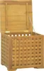 vidaXL Scatola di corda 40x40x40 cm in legno massiccio teak Anteprima dell’immagine prodotto 2
