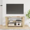 vidaXL Stojak pod telewizor dąb sonoma 100 x 40 x 50 cm Podgląd zdjęcia produktu 4