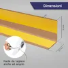 HOLZBRINK Battiscopa adesivo in PVC 32x23mm, 5 m | Bordino Anteprima dell’immagine prodotto 4