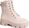 topschuhe24 3118 Damen Velours Stiefeletten Glitzer Boots, Produktbild-Vorschau 2
