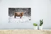 MuchoWow® Poster Schottisches Hochlandrind - Baum - Schnee Produktbild-Vorschau 5