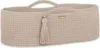 Lit pour bébé Boho fait main beige clair avec matelas Voir les images du produit 1