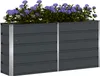 vidaXL Pflanzkübel Anthrazit 160 x 40 x 75 cm Stahl Produktbild-Vorschau 3