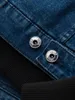 Ombre Clothing Herren-Jeansjacke Tuck schwarz blau L Produktbild-Vorschau 10
