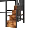 Lit mezzanine 90 x 200 cm avec bande lumineuse LED – Voir les images du produit 13