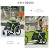 PawHut 2-in-1 Hundeanhänger Hundebuggy mit Reflektoren für Produktbild-Vorschau 6