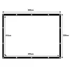 Maclean Projektionswand 150" 300x220cm 25mm Rand 4:3 Produktbild-Vorschau 10
