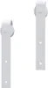 vidaXL Ferramenta per porte scorrevoli 200 cm acciaio Anteprima dell’immagine prodotto 5
