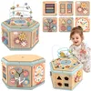 Tooky Toy 7-in-1 houten activiteitenkubus + 2 jaar 31 x Productafbeelding-voorbeeld 6