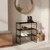 Étagère à chaussures Relaxdays, 3 niveaux, système Voir les images du produit 2