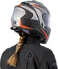 LS2 FF800 Storm II Racer Helm, grau matt/orange, M (57/58) Produktbild-Vorschau 5