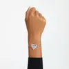 Swarovski Damen Armband Herz Hyperbola Weiß Rhodiniert Produktbild-Vorschau 5