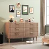Komoda INONEFT s 6 zásuvkami, úložný nábytok z dreva, Náhľad obrázku produktu 3