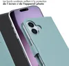 Étui en cuir véritable Selencia pour Apple iPhone 17 - Bleu Voir les images du produit 4