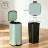 HOMCOM 30L Küchenmülleimer mit Deckel, Soft-Close- und Produktbild-Vorschau 3