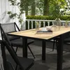 Outsunny Gartentisch Esstisch für 6 Personen Erweiterbarer Produktbild-Vorschau 8
