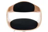 TPFLiving Barhocker Kingsley Holz/Stoff Natura/Schwarz Produktbild-Vorschau 6