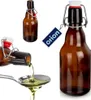 Orion Glasflasche Flasche aus Glas mit Bügelverschluss 340 Produktbild-Vorschau 1