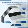 HGMD Katzennetz 1 x 10 Meter einschließlich Aufhängebügeln Produktbild-Vorschau 5