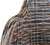 KRINES HOME Esszimmer-Sessel Rattan Grau Rattan Korbsessel Produktbild-Vorschau 11