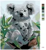 Zuty - Malen nach Zahlen - KOALABÄR MIT EINEM JUNGEM, 40x50 Produktbild-Vorschau 3