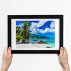Bild 30x20 MDF-Rahmen, Wandkunst Seychellen-Strand Produktbild-Vorschau 3