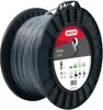 A spool of trimmer line on a black plastic reel, with product information and branding visible on the side. Produktbild-Vorschau