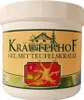 A white tub of Kräuterhof Gel mit Teufelskralle on a white background. Náhľad obrázku produktu