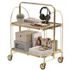 carrello da portata a 2 livelli in acciaio inox 68×40×80 cm Anteprima dell’immagine prodotto 9