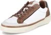 Bullboxer Herren Low Sneaker Weiß Braun Glattleder Größe: Produktbild-Vorschau 2