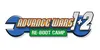 The image is a logo for the video game Advance Wars 1+2: Re-Boot Camp. Produktbild-Vorschau