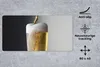 MuchoWow® Schreibtischunterlage Leckeres Bier auf schwarzem Produktbild-Vorschau 2